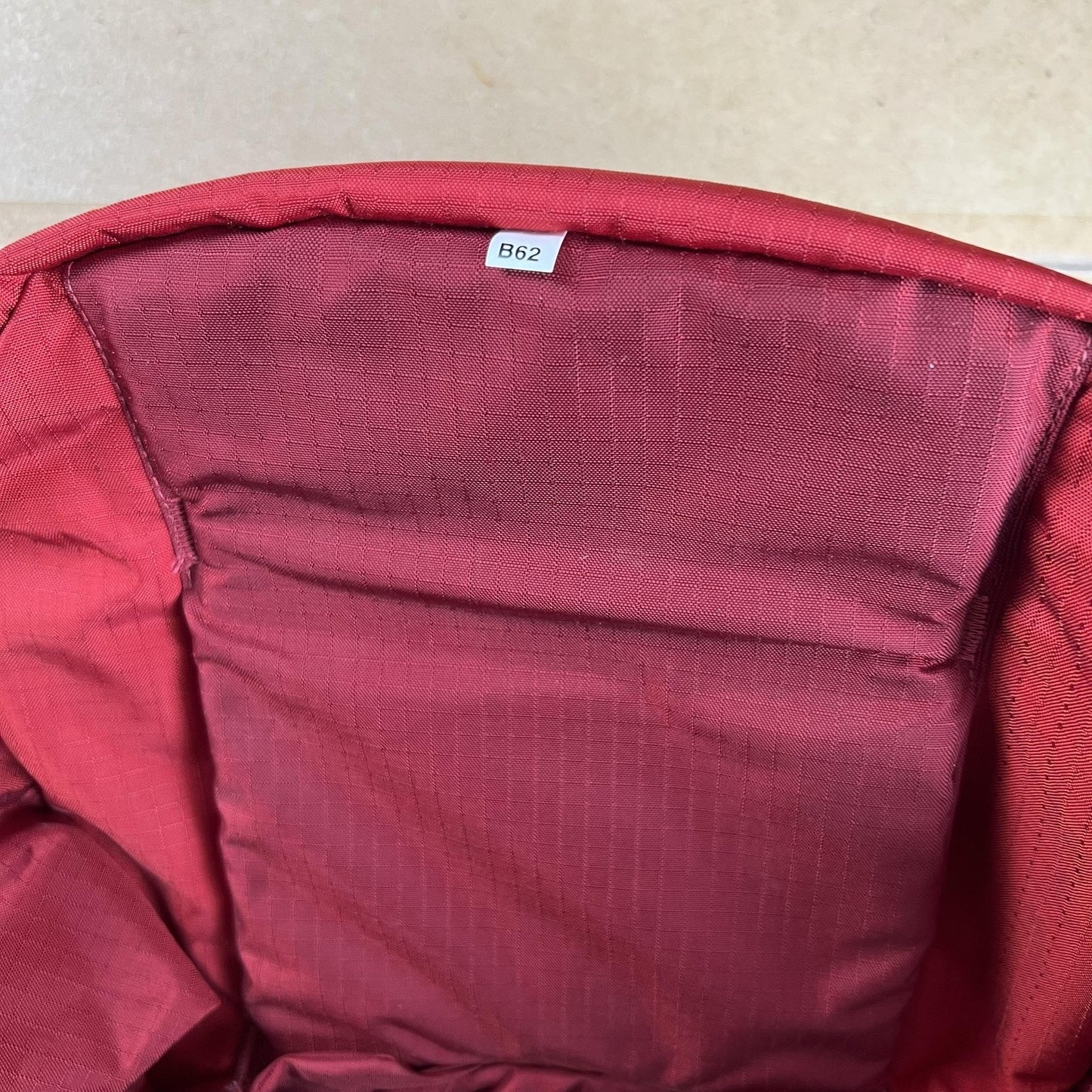 Arc'teryx Waist Pack Red One Size Hiking Hip Belt 4 Pockets Nylon Men Zip