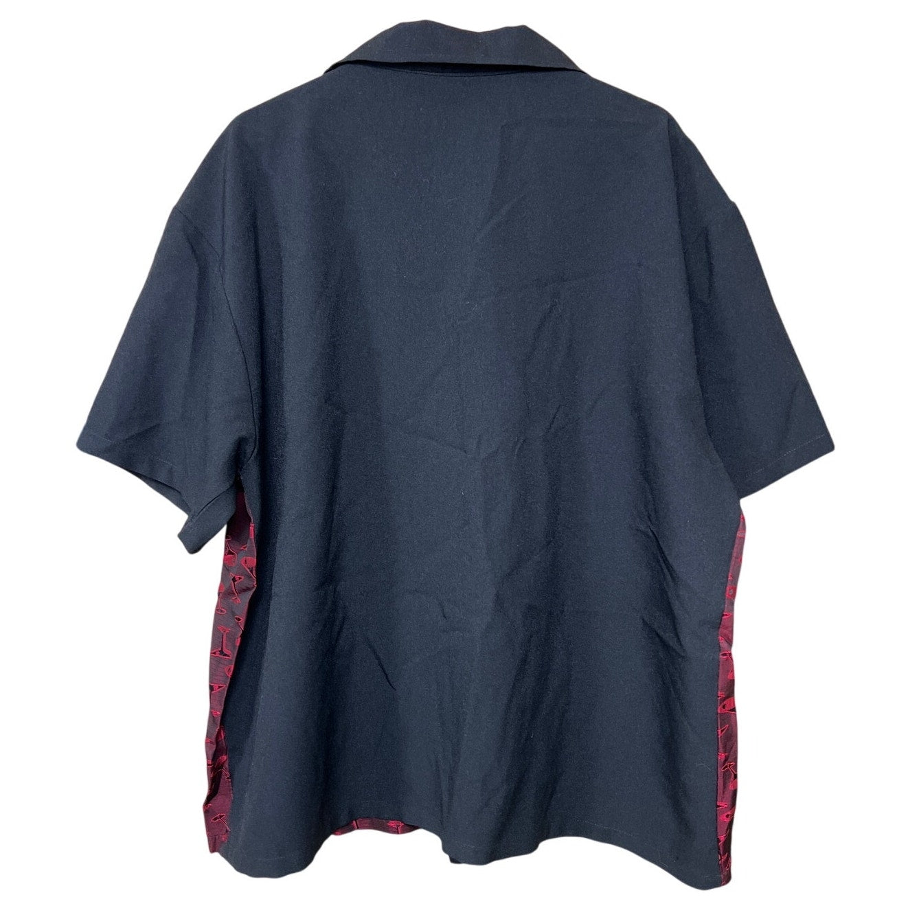 Vintage Nine Deep Clothing Cocktails Shiny Button Down *DImensions in Picture*