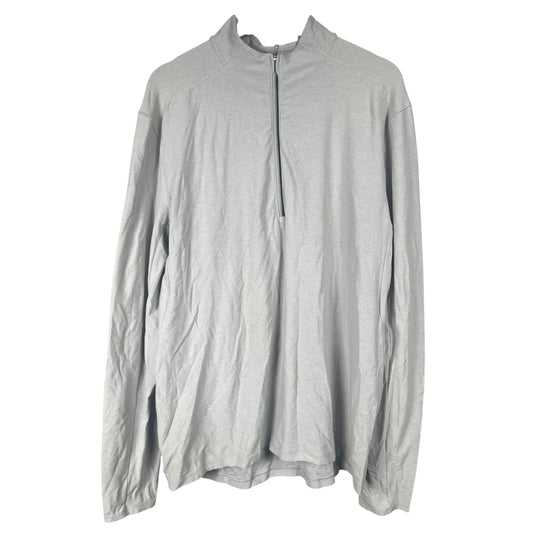 Lululemon Size Large Long Sleeve Pullover 1/4 Zip Gray Men's Surge Warm