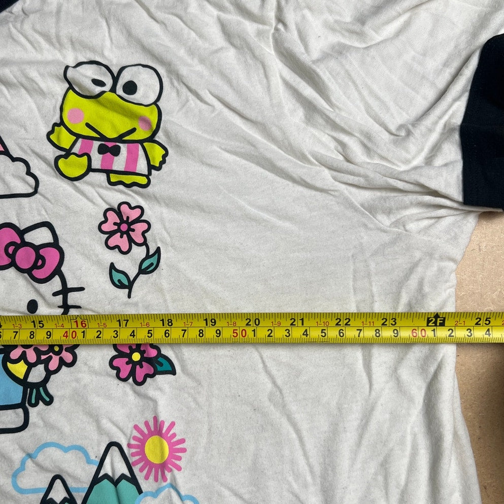 Hello Kitty Sanrio White Womens T-shirt 2X