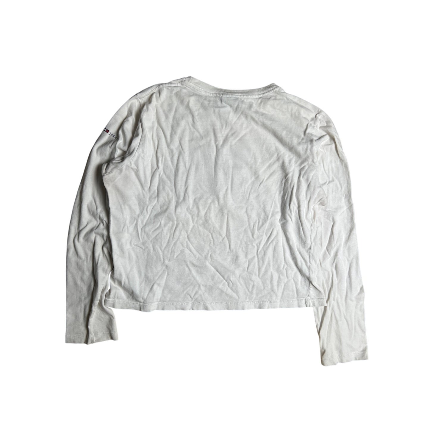 Tommy Jean White Long Sleeve Women Size Large