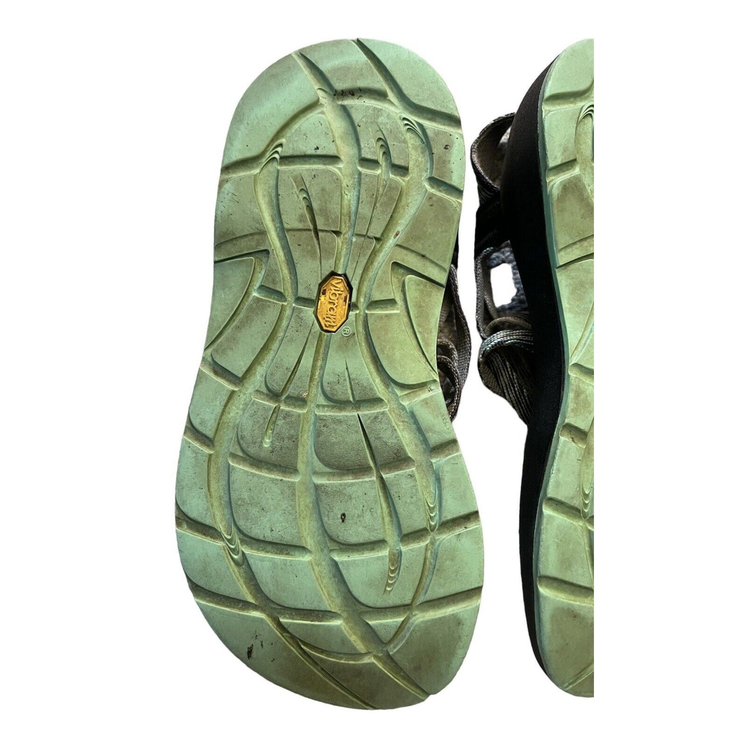 Chaco Women's Sandals Size 8 Green Purple Adjustable Strap