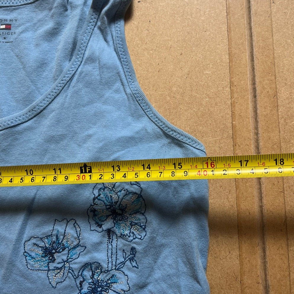 Tommy Hilfiger Blue Women Tank Top Size S