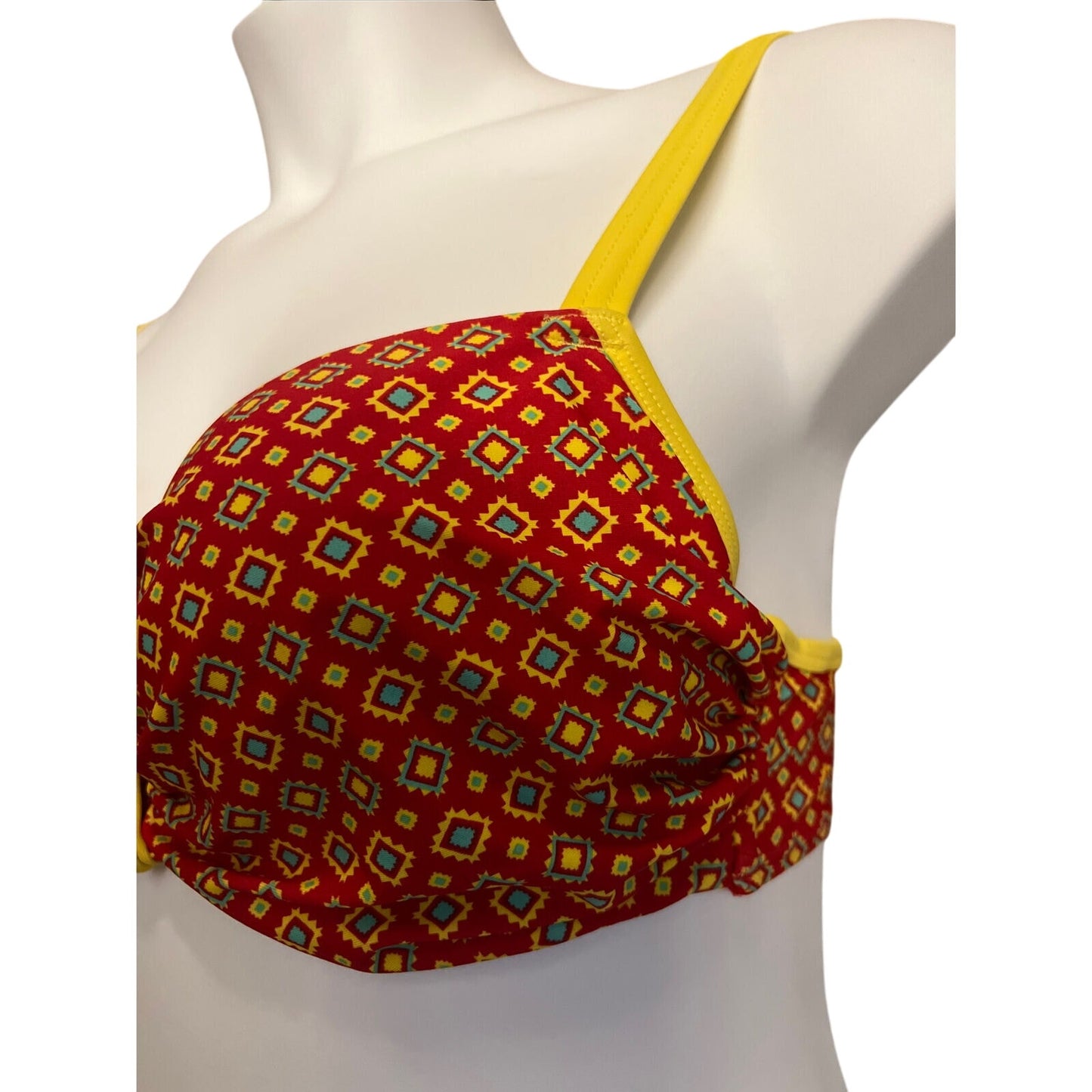 Curvy Kate Red Bikini Set 32DDD 32E and XS Bottom - EUC