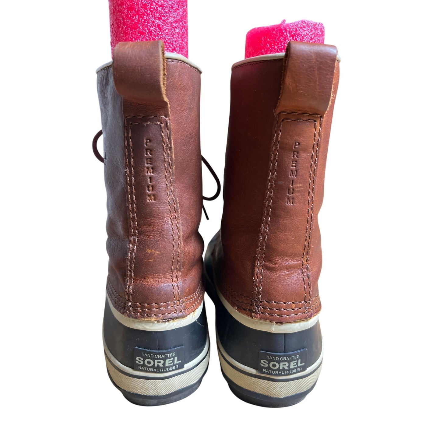 Sorel Women’s Waterproof Leather Rubber Boots Size 10