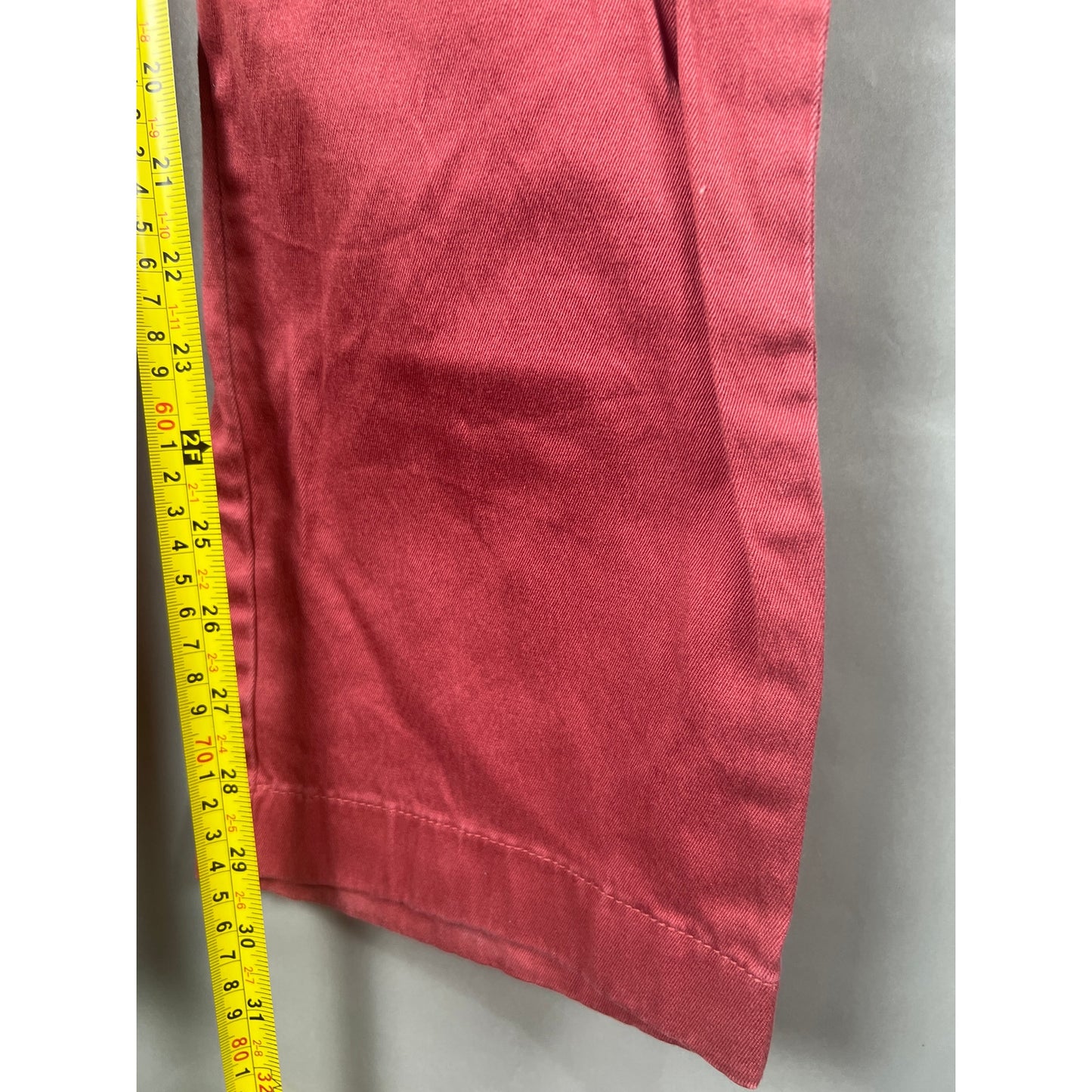 J. Crew Stretch Red Dress Pants 34 x 32 Cotton Chino