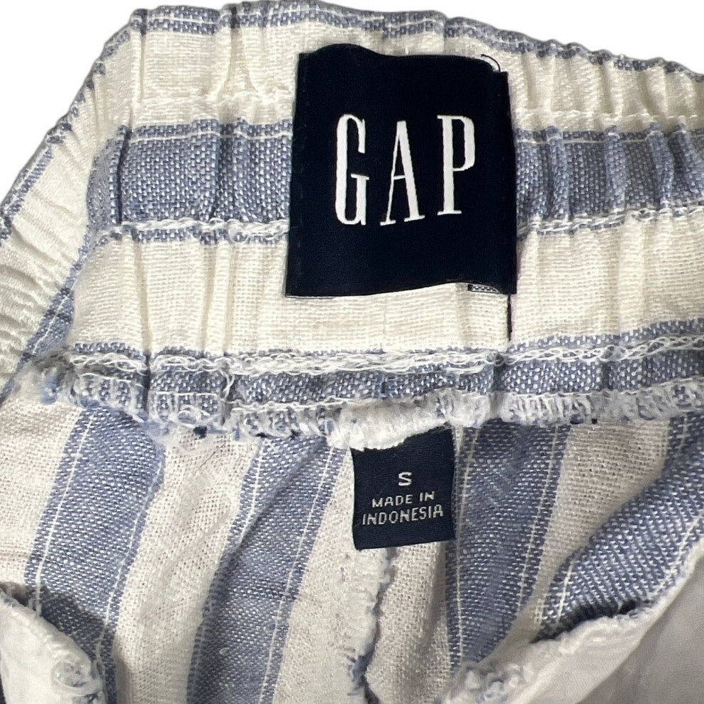 Gap NWT Linen Shorts Size Small Lightweight Striped