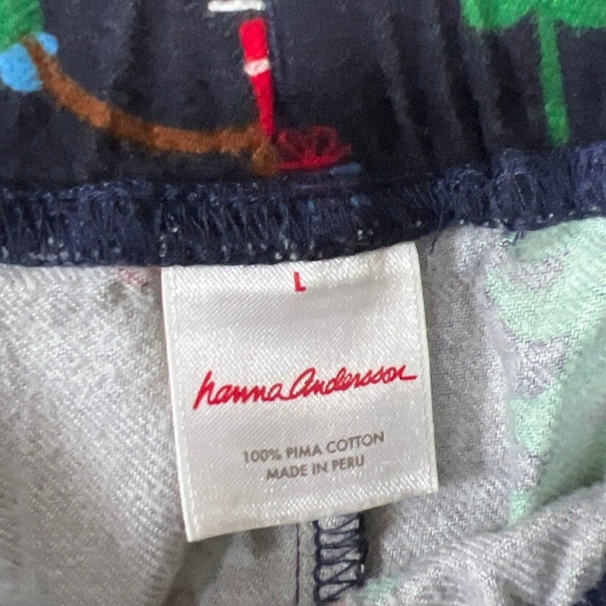 Hanna Andersson Christmas Pajama Pants Women's Size L