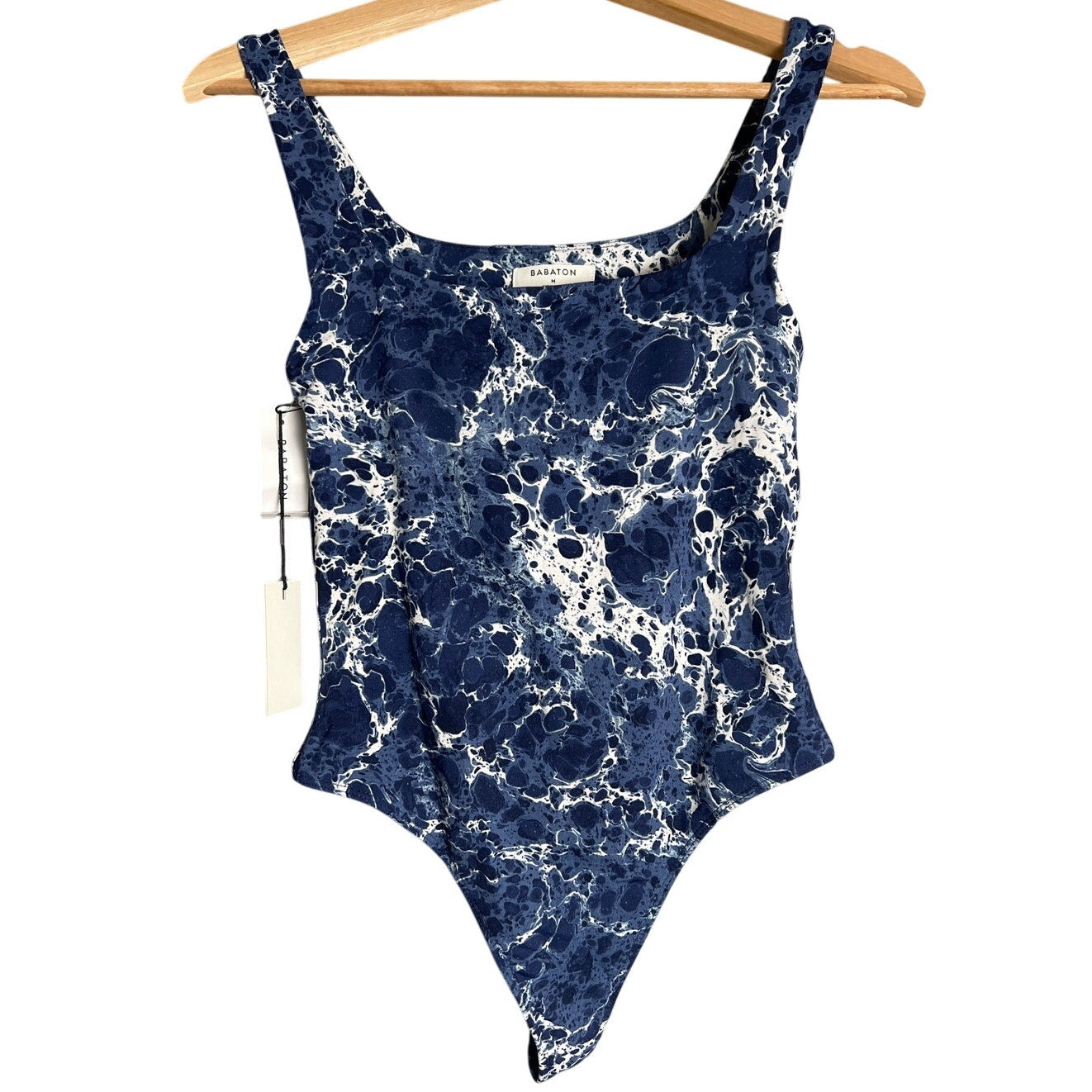 Babaton NWT Medium Swimsuit Womens Contour Squareneck Bodysuit