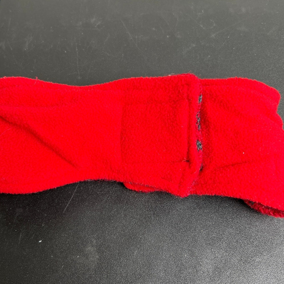 Fosse Red One Size Fleece Headband
