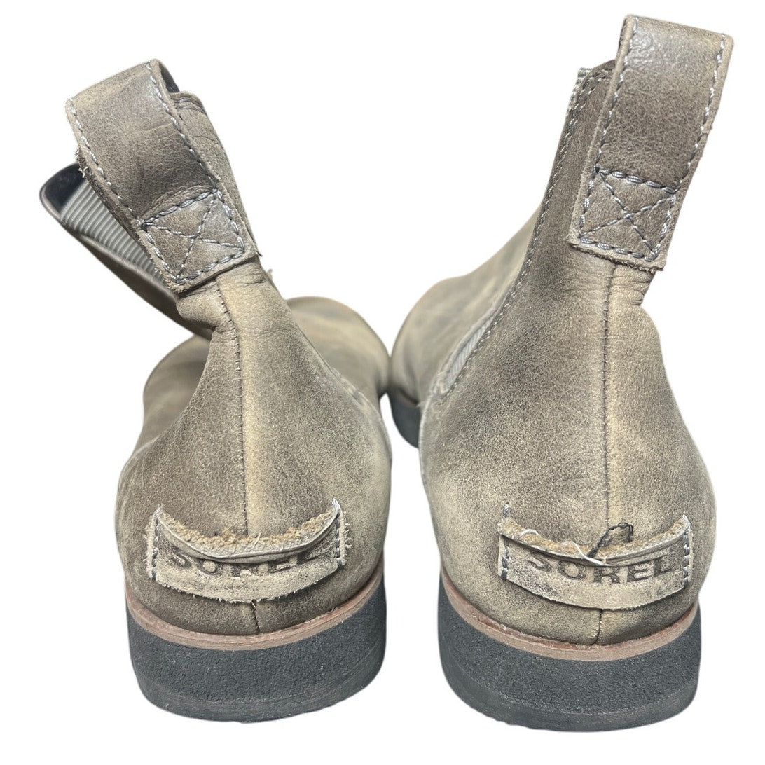 Sorel Women's Size 9.5 Harlow Chelsea Boots Ankle Wedge
