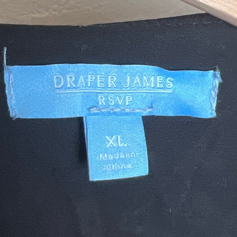 Draper James RSVP XL Polyester Long Sleeve Ruffle Midi Dress