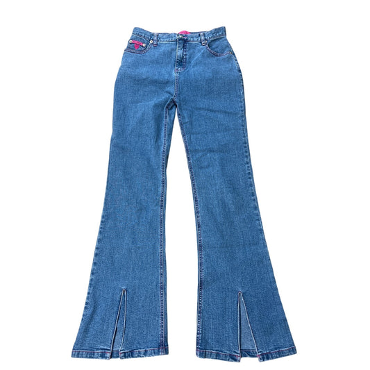 Betsey Johnson Blue Flare Jean Girl/Teen Size 14