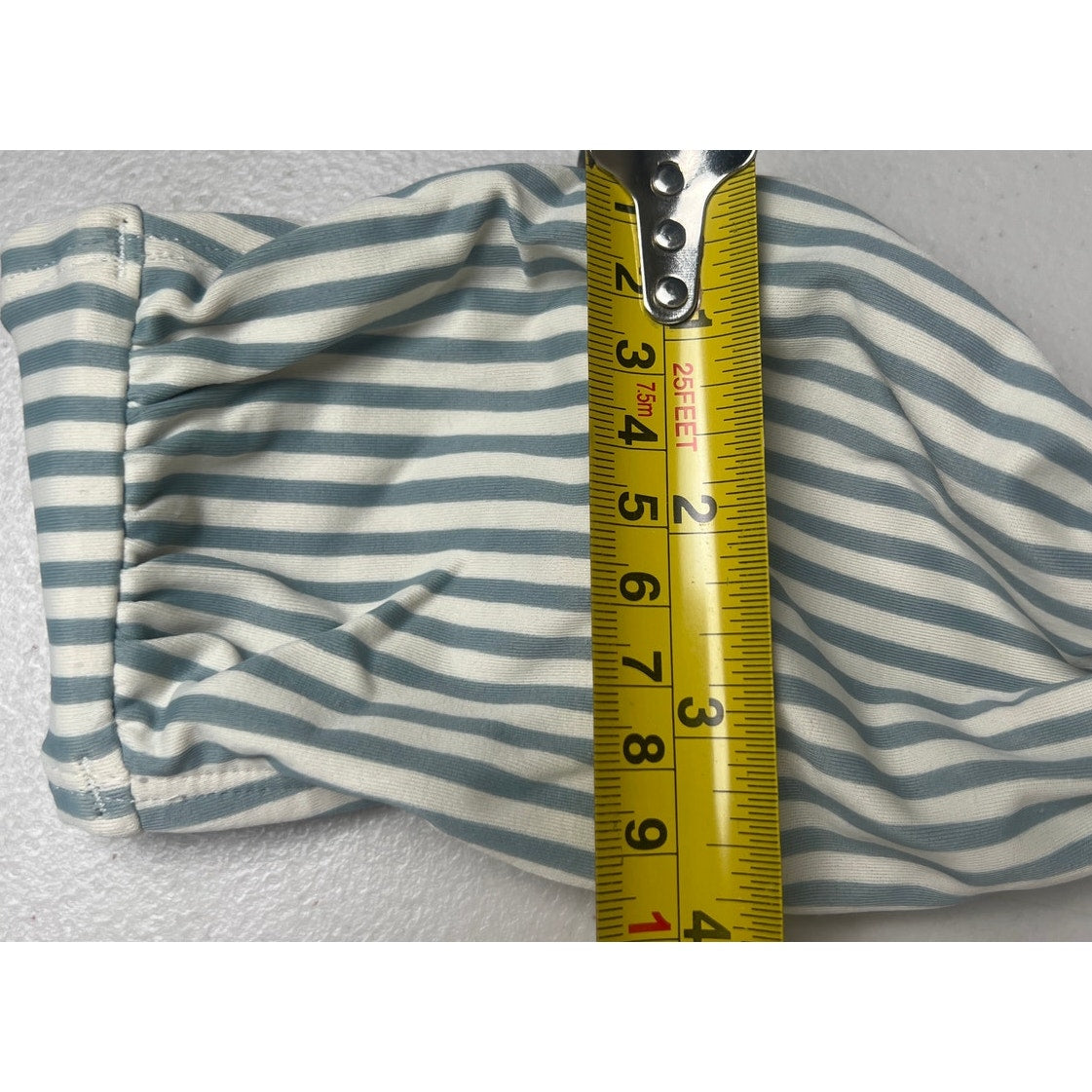 gapbody Size Medium Striped Bikini Swim Top Blue