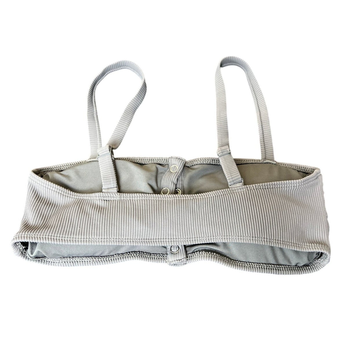 Aerie Size Small Heather Gray Women's Bra Ribbed
