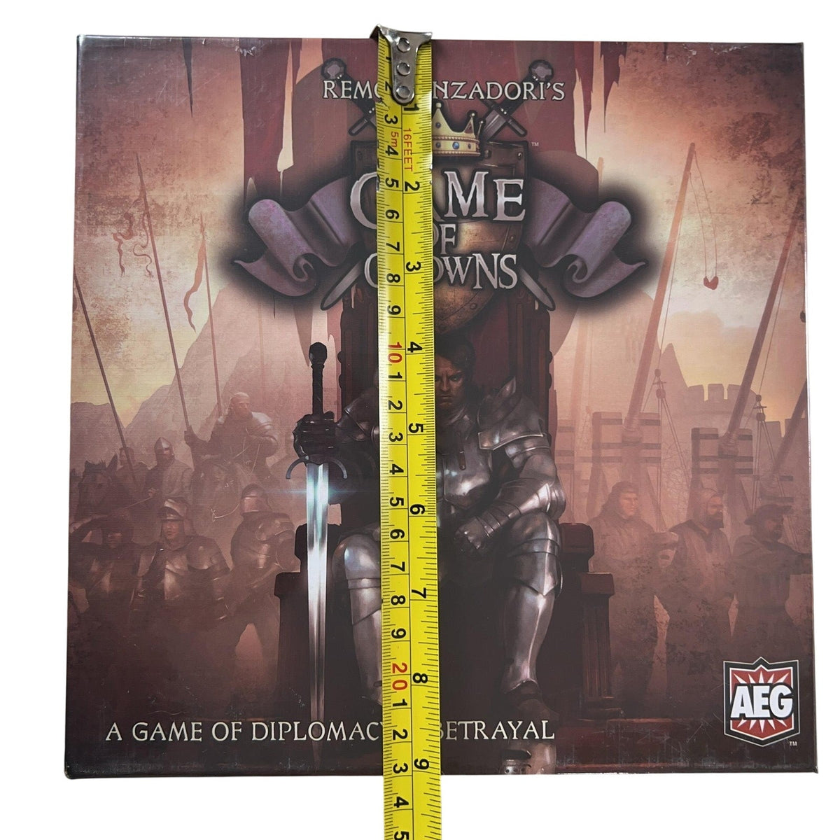 Alderac Game Of Crowns Strategy Board Game 2015 4-8 Players Diplomacy AEG