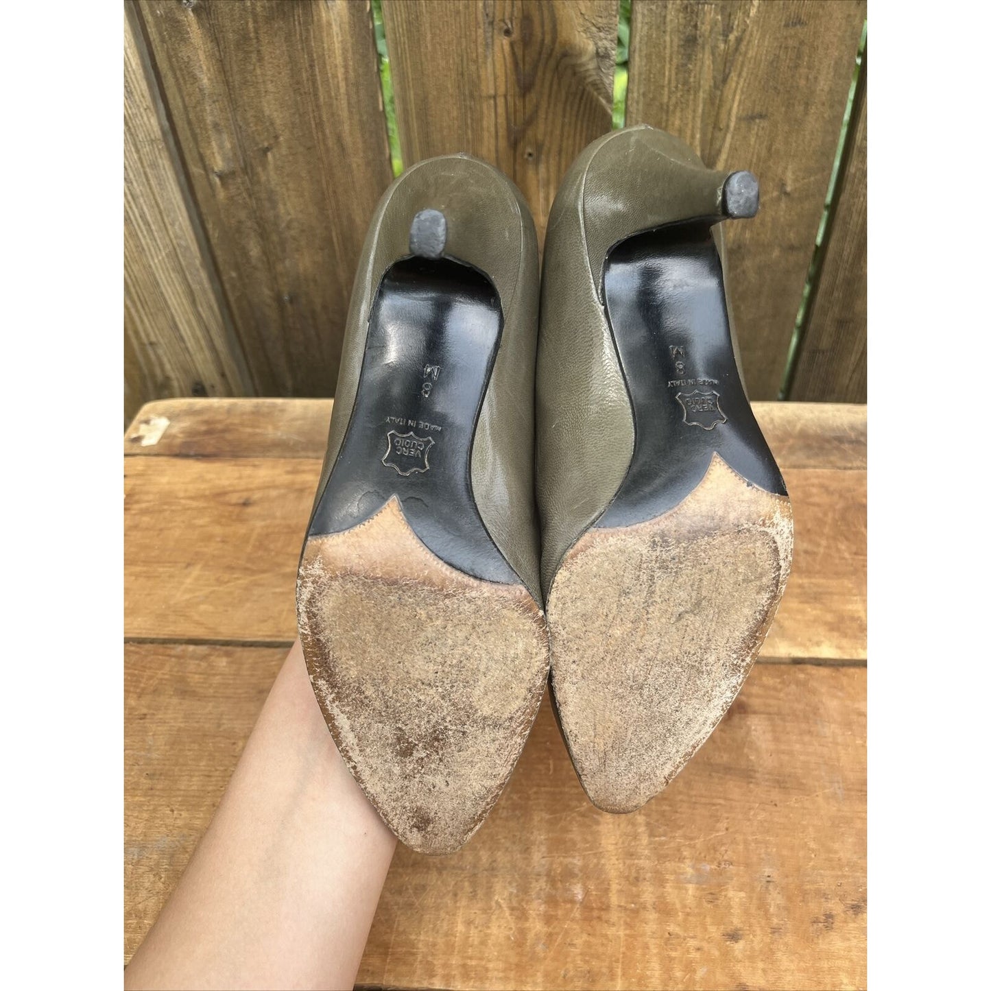 Vintage YSL Saint Laurent Paris 80 Pump Shoe Sz 8 M Paris Made In Italy