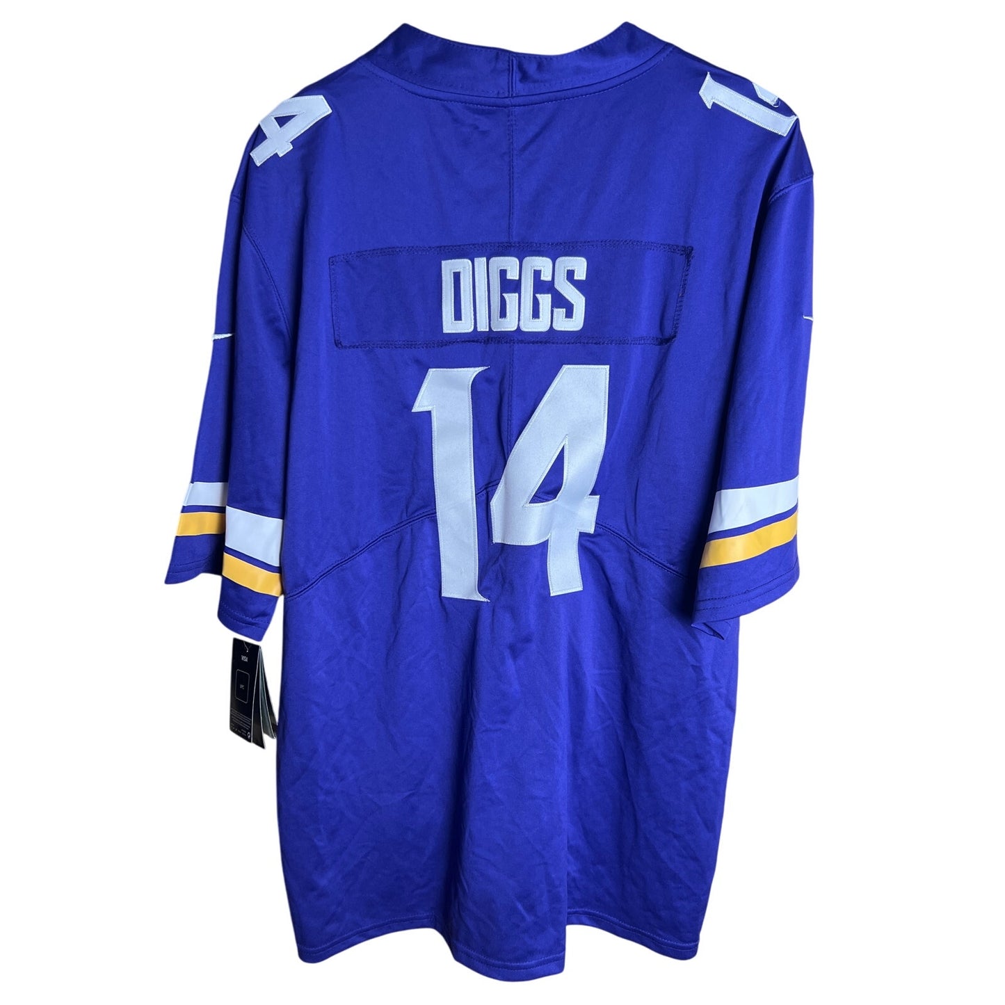 NWT Minnesota Viking Nike Purple Jersey 14 DIGGS XL ON Field