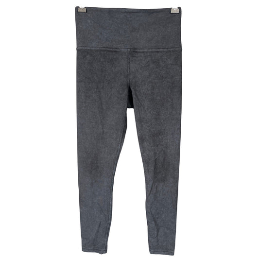 Athleta High Rise Crop Leggings Acid Wash Sun Faded Gray *Dimensions In Picture*