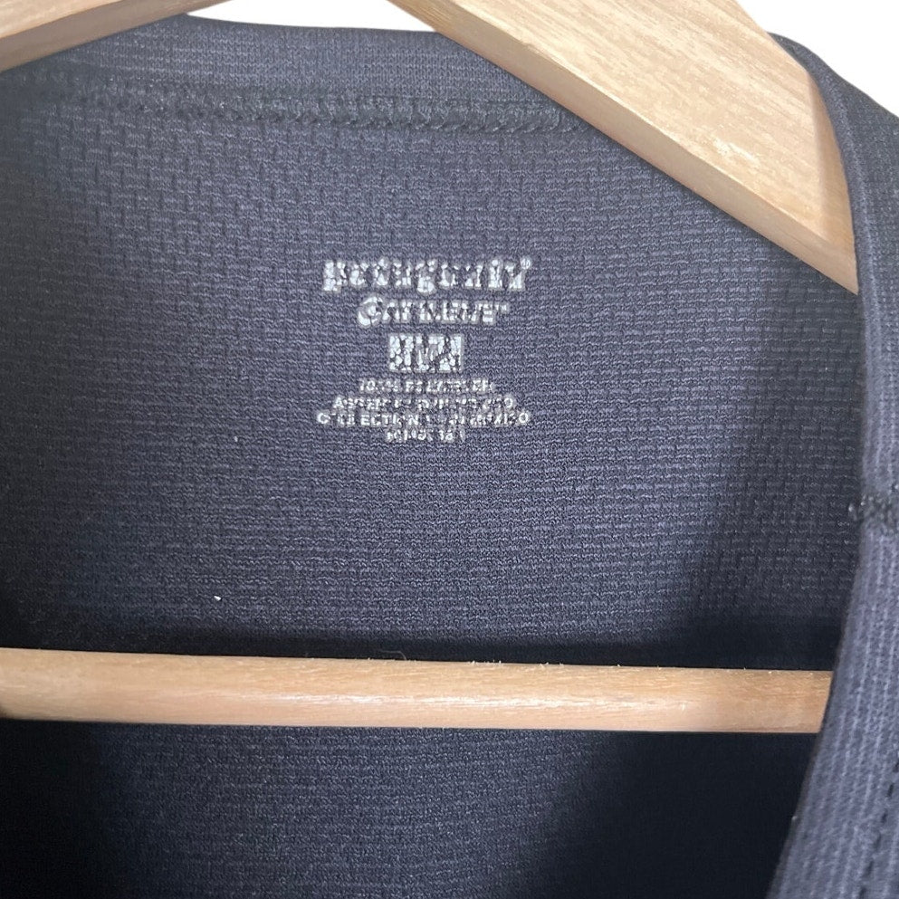 Patagonia Size Medium 100% Polyester Black Long Sleeve Thermal