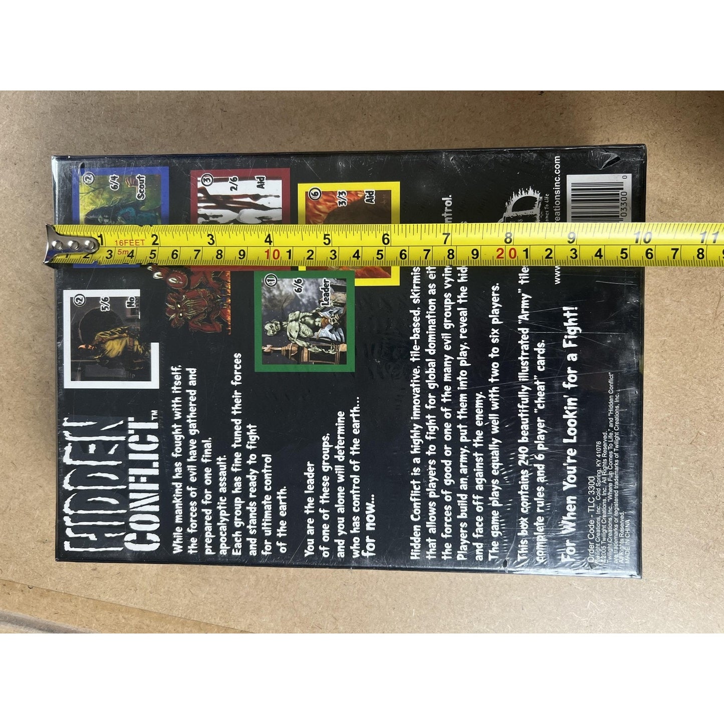 Twilight Creations Hidden Conflict Horror Tile Game 2-6 Players New Sealed