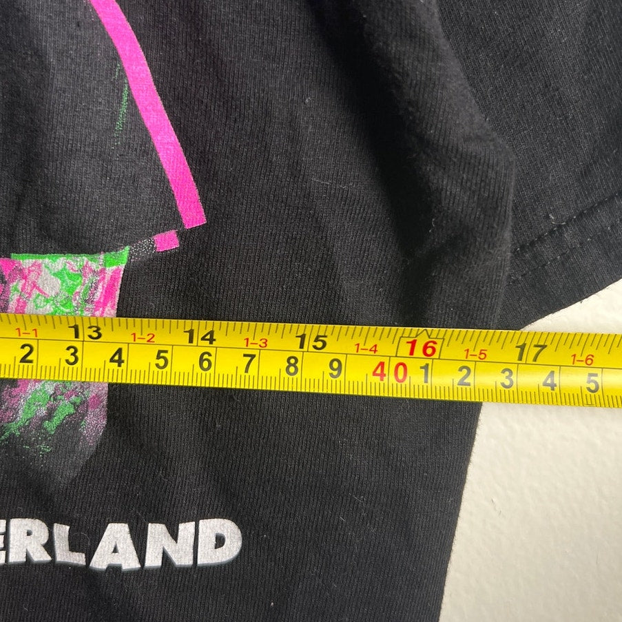 DGAFOS Men's S Black Graphic Print Lost My Mind Tour Dillon Francis