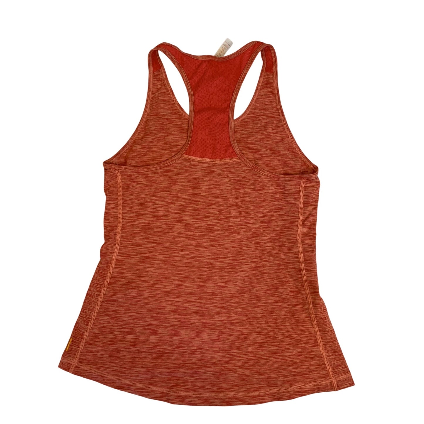 Lucy Tank Top Razor Back Women's Size S Orange And White - EUC