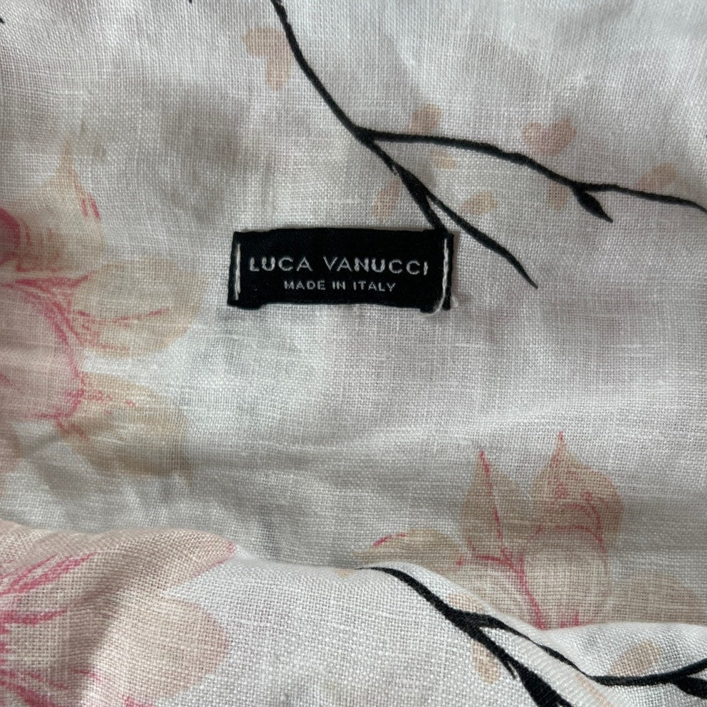 Luca Vanucci Made in Italy Women's Linen Dress with Pockets XL