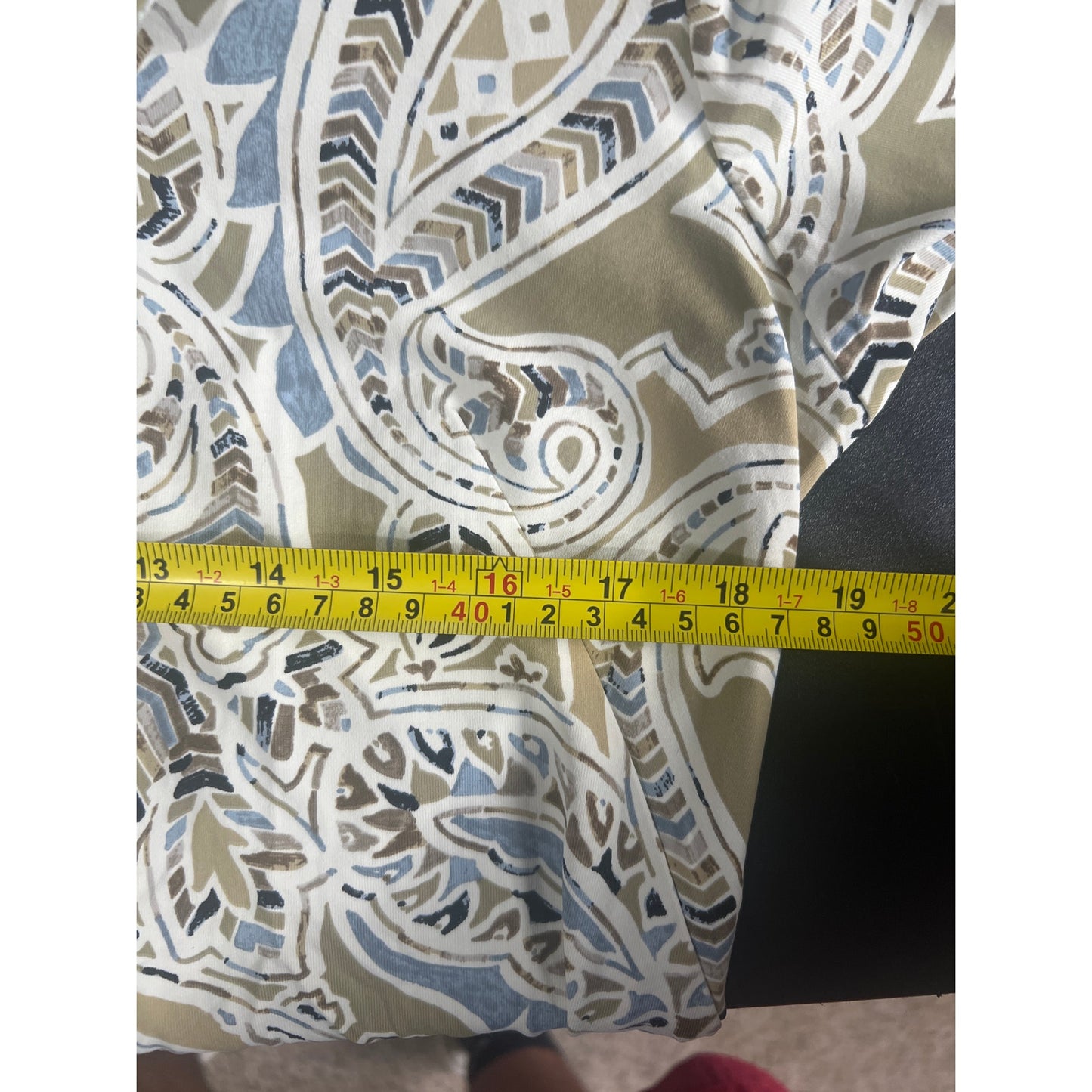 J. Mclaughlin XL Nylon Catalina Dress Women’s Carly Folklore Taupe Paisley