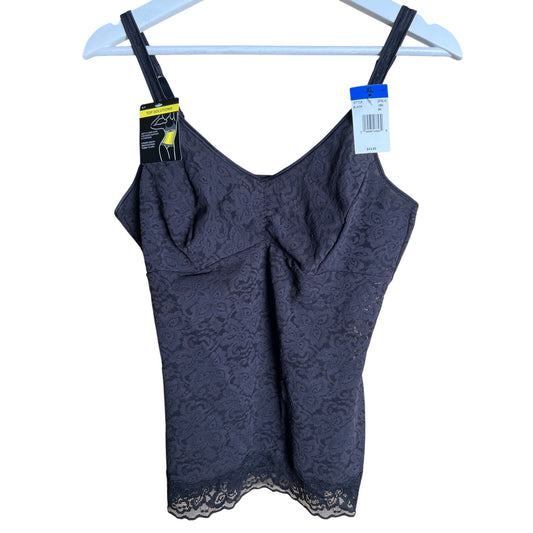 Bali Top NWT Solution Size XL Women's Lace 'N Smooth Shaping Cami