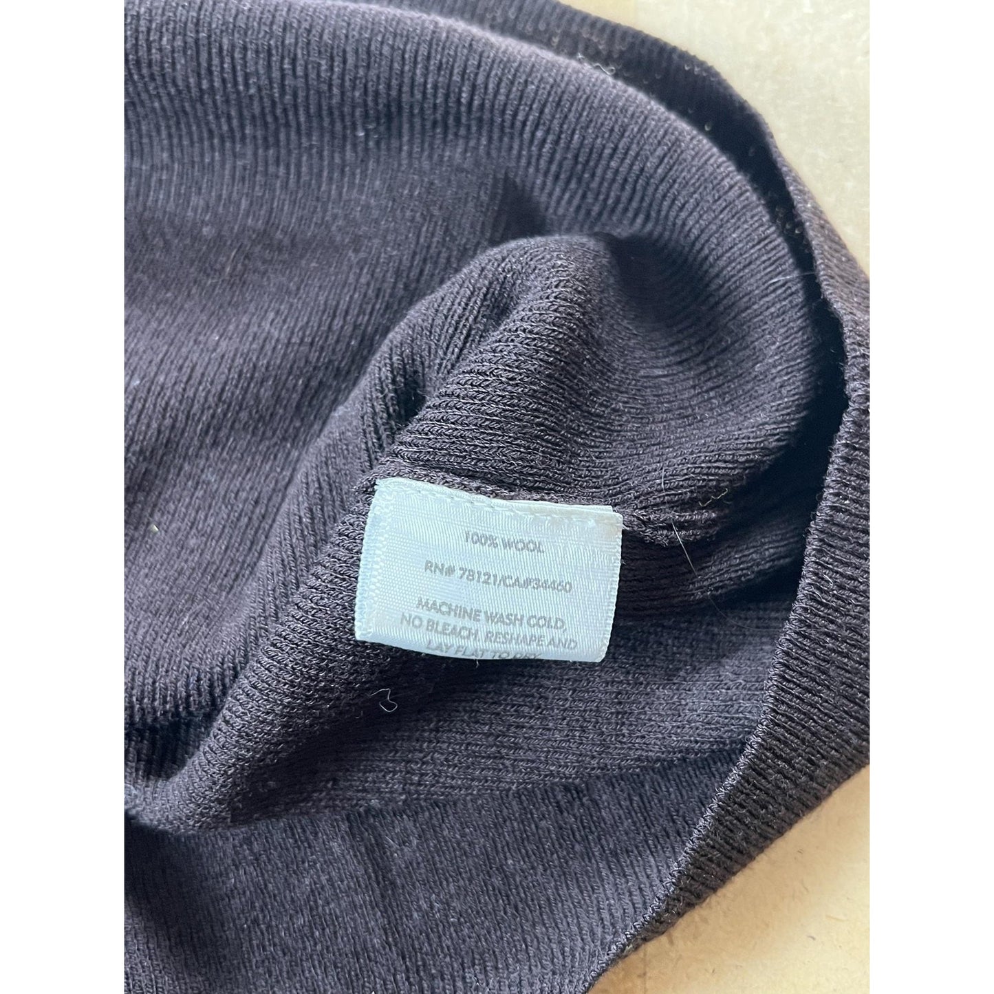 Eileen Fisher Vest Womens L Brown Sleeveless Scoop Neck Wool Knit Lightweight