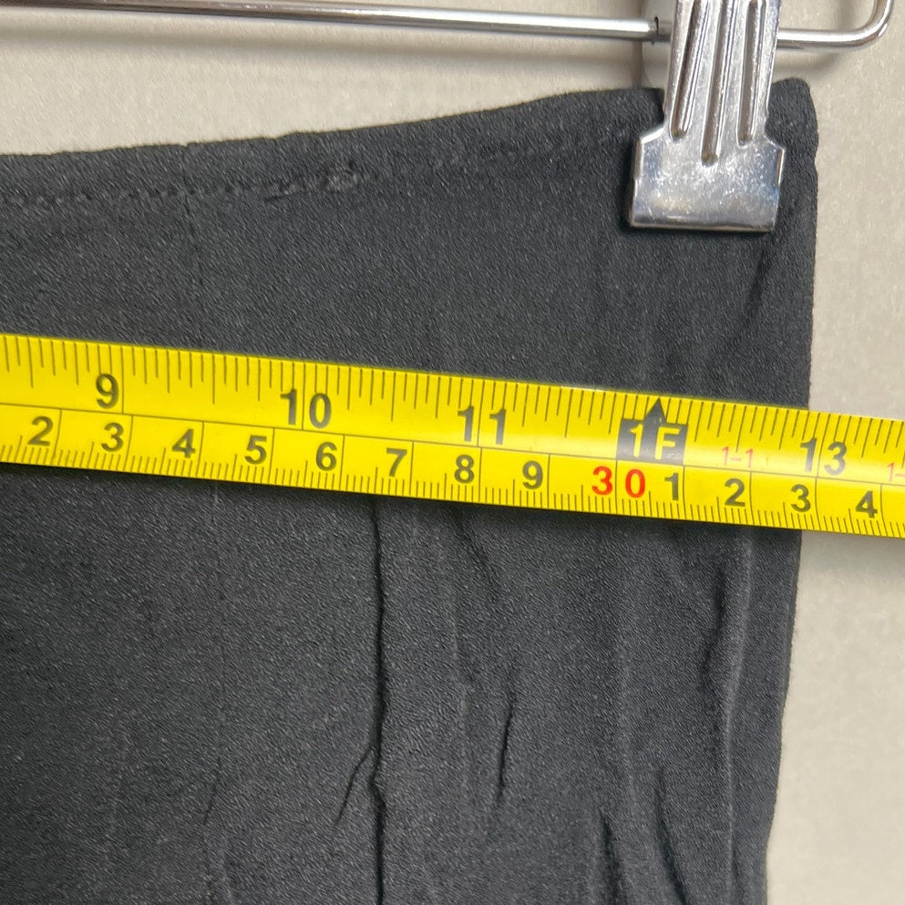 Reformation Size 4 Women Black Mini Slip Skirt