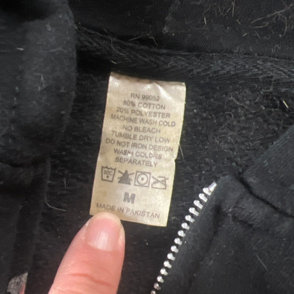 2010 Slipknot Medium Band Hoodie All Over Print Full Zip Pinhead old Masks