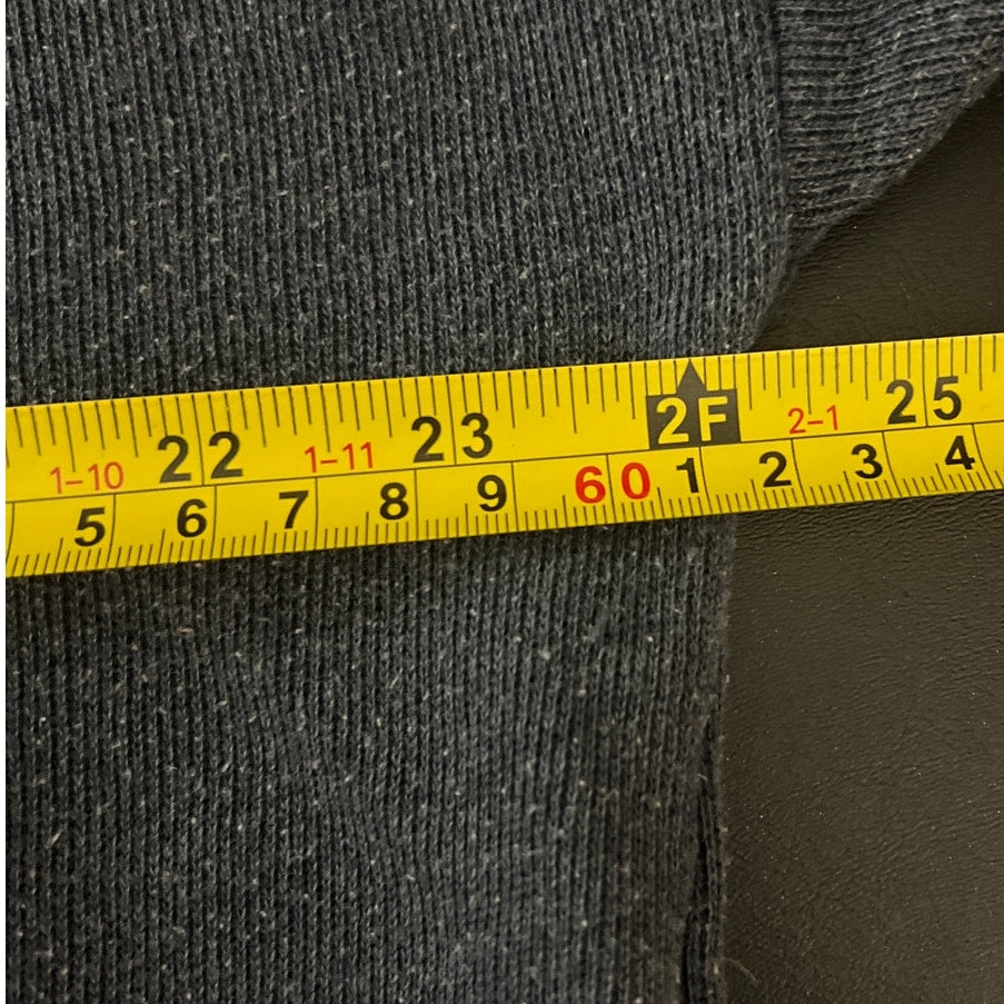 Free People Small Cropped V Neck Sweater Navy Blue