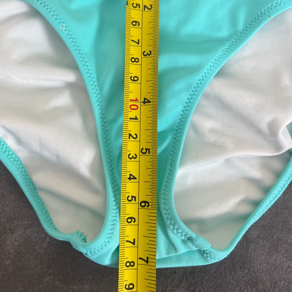 Victoria Secret The Knock Out Bikini Blue Bottoms Small