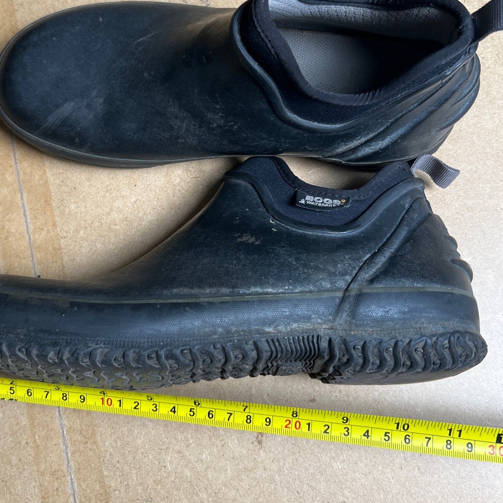 Men’s Bogs Urban Farmer Waterproof Low Wellies Shoes Black Size 10 Men’s