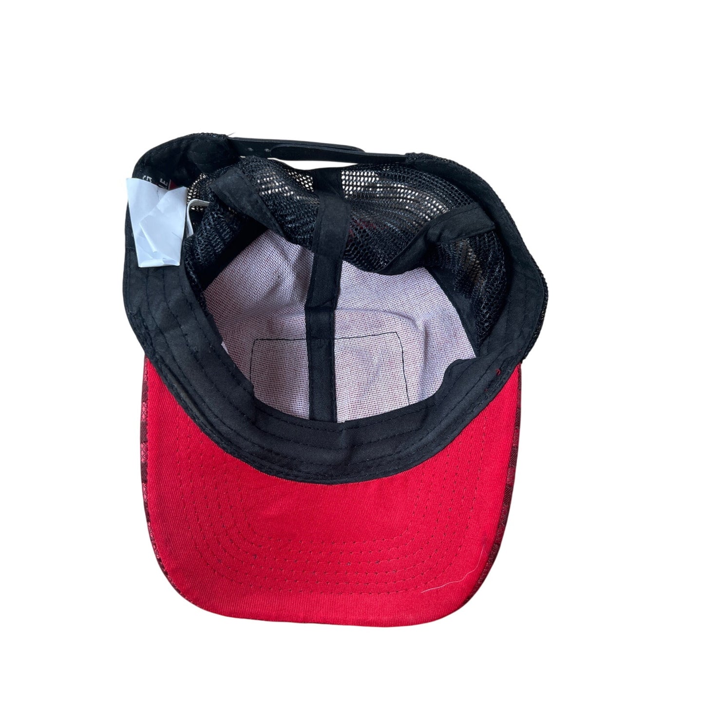 Monster Energy Red Checkered Hat One Size