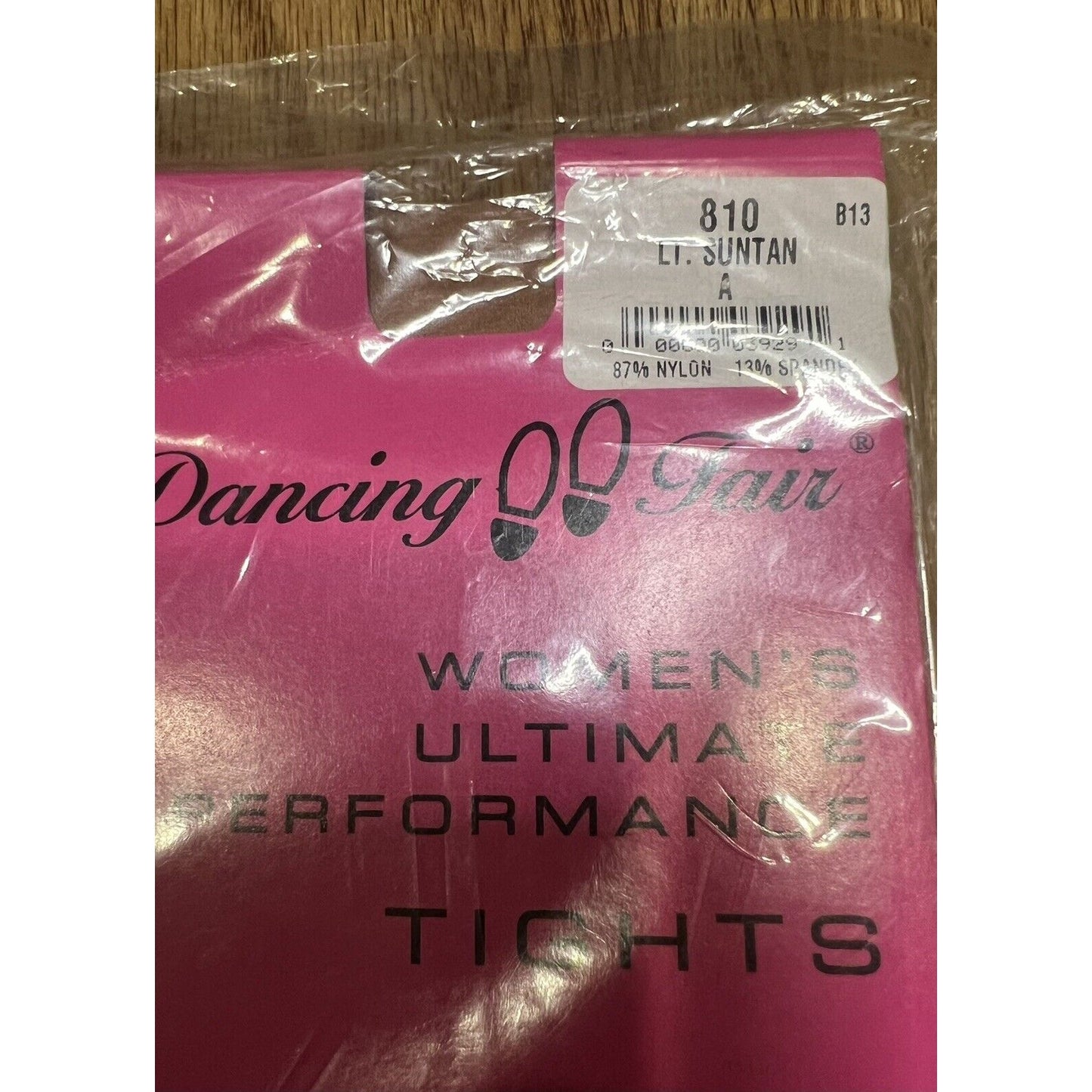 NEW Dancing Fair Women's Ultimate Performance Tights 810 Lt Suntan Size A