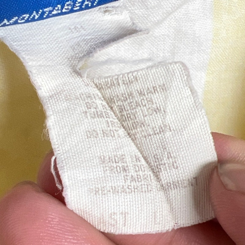 1987 Ocean Pacific Large Vertical Stripe Surf Lounge Shirt