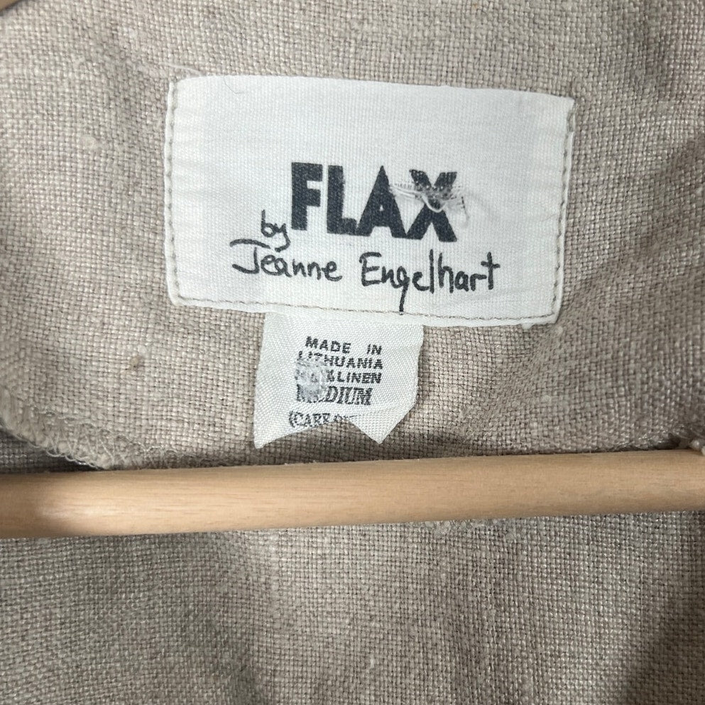 Flax By Jeanne Engelhart Vest & Long Skirt Women Linen Medium/Large