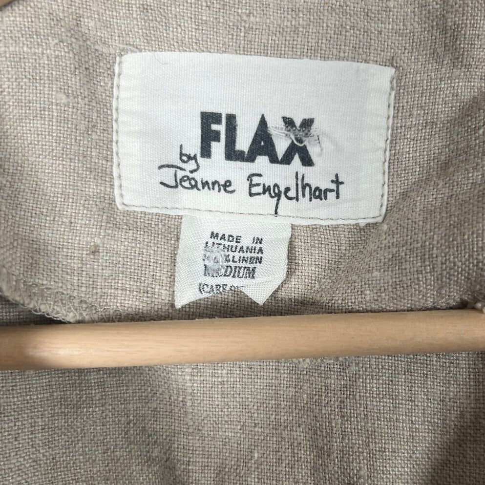 Flax By Jeanne Engelhart Vest & Long Skirt Women Linen Medium/Large