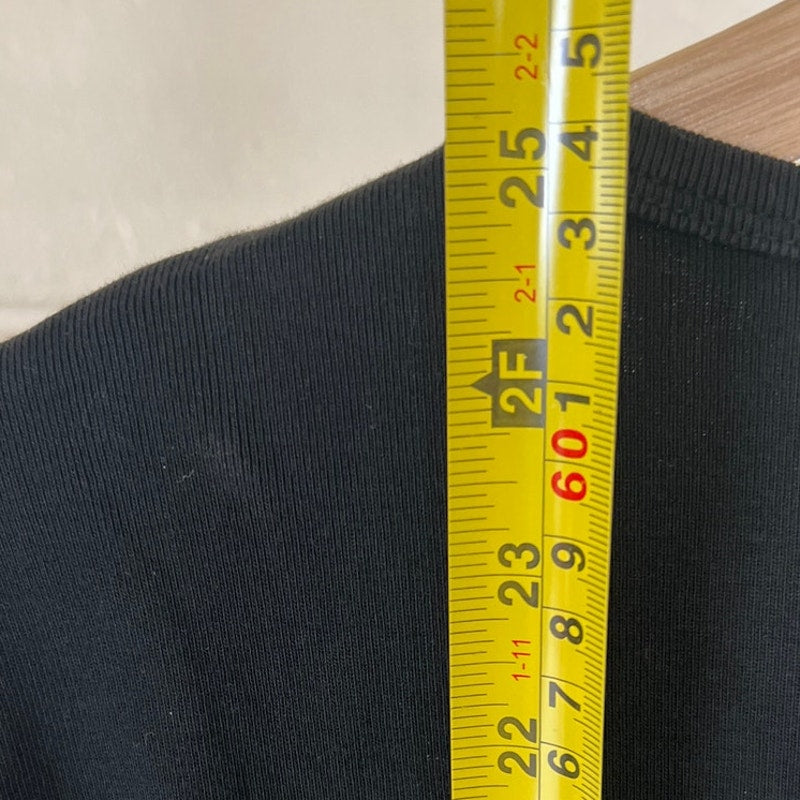 Vintage Gap Black Plain Essential T-shirt Unisex XL