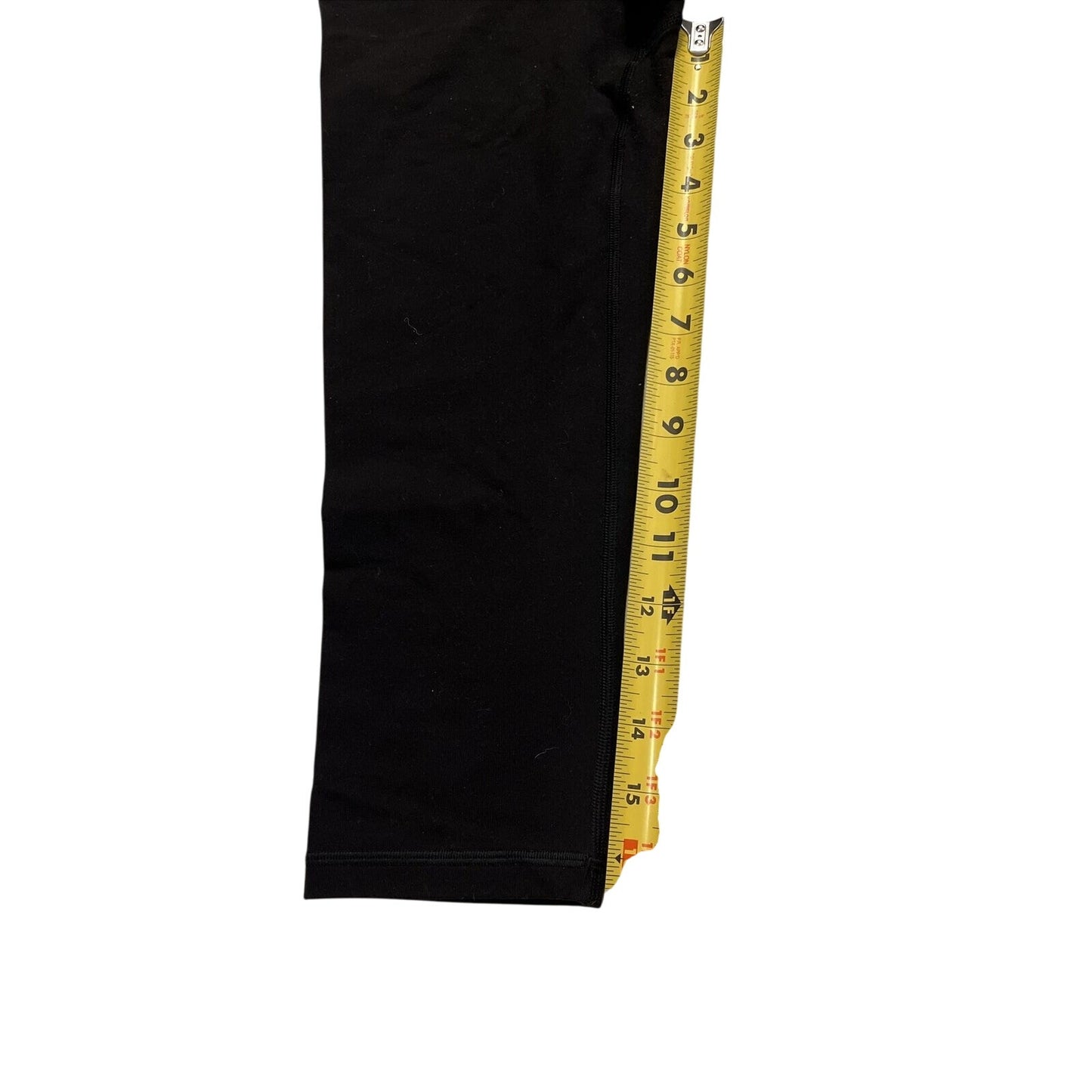 IVIVVA Athletica Girls black reversible full length stretch leggings size 12 EUC