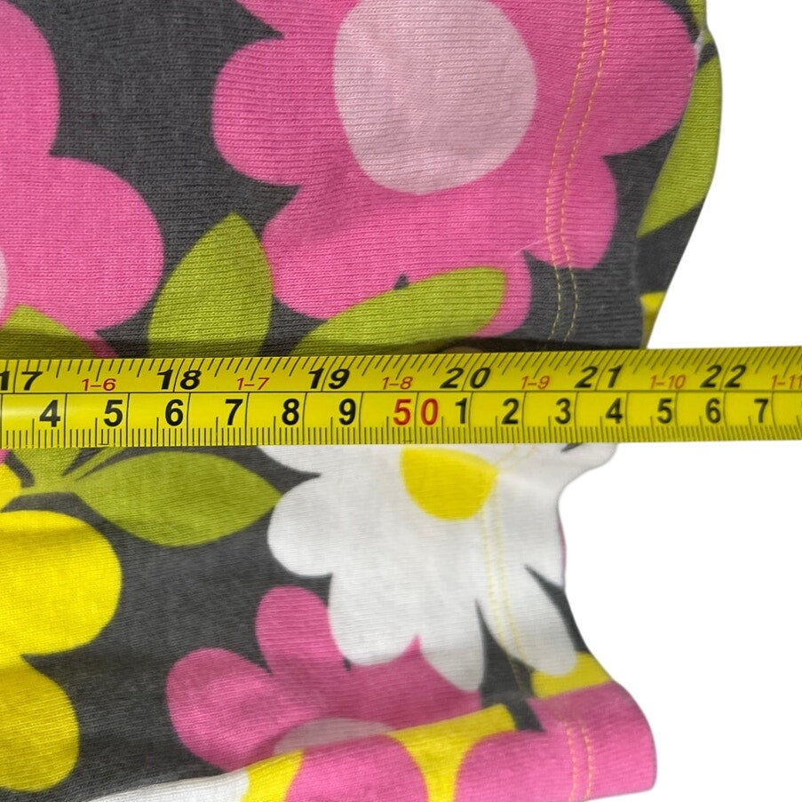 Mini Boden Girls Floral and Striped Long Sleeve Size 13-14Y