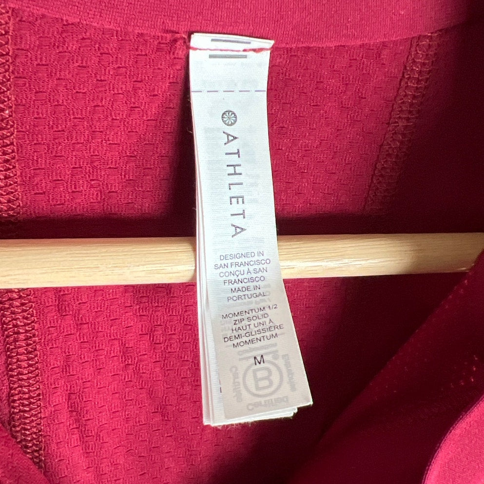 Athleta Fastest Track Half Zip Women Sweater Size Medium