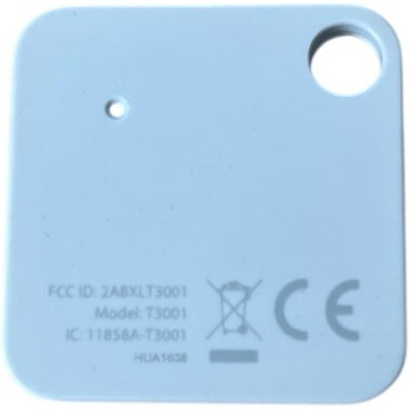 Tile Mate Bluetooth Tracker T3001 White Key Finder Locator 1-Pack With App