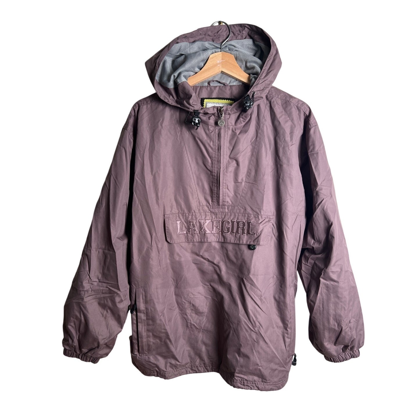 Lake Girl Windbreaker Full Zip Jacket Women's Size M