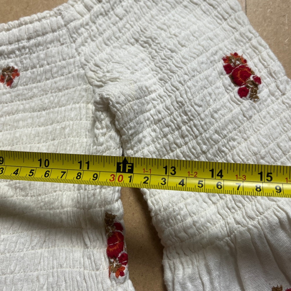 Free People Counting Daisies Embroidered Off The Shoulder Floral Dress Size XS