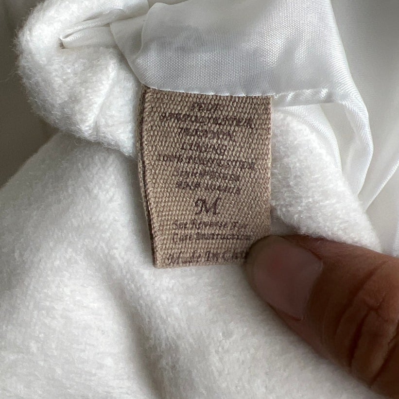 Mine Women's Size M White Pea Coat