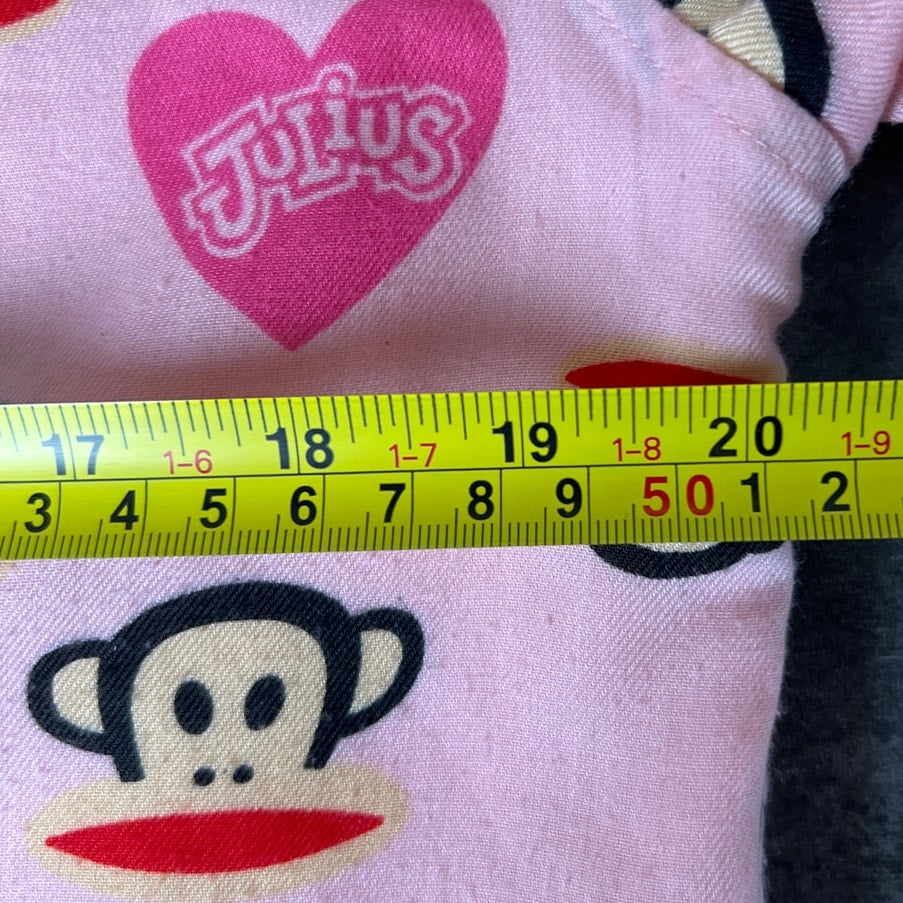 Paul Frank 10/12  “The Monkey” Bath Wrap/Robe Pink
